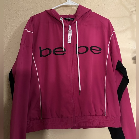 BEBÉ Hot Pink Windbreaker - Picture 2 of 2